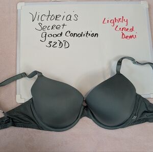 Victoria's Secret Medium Green Lightly Lined Demi Bra